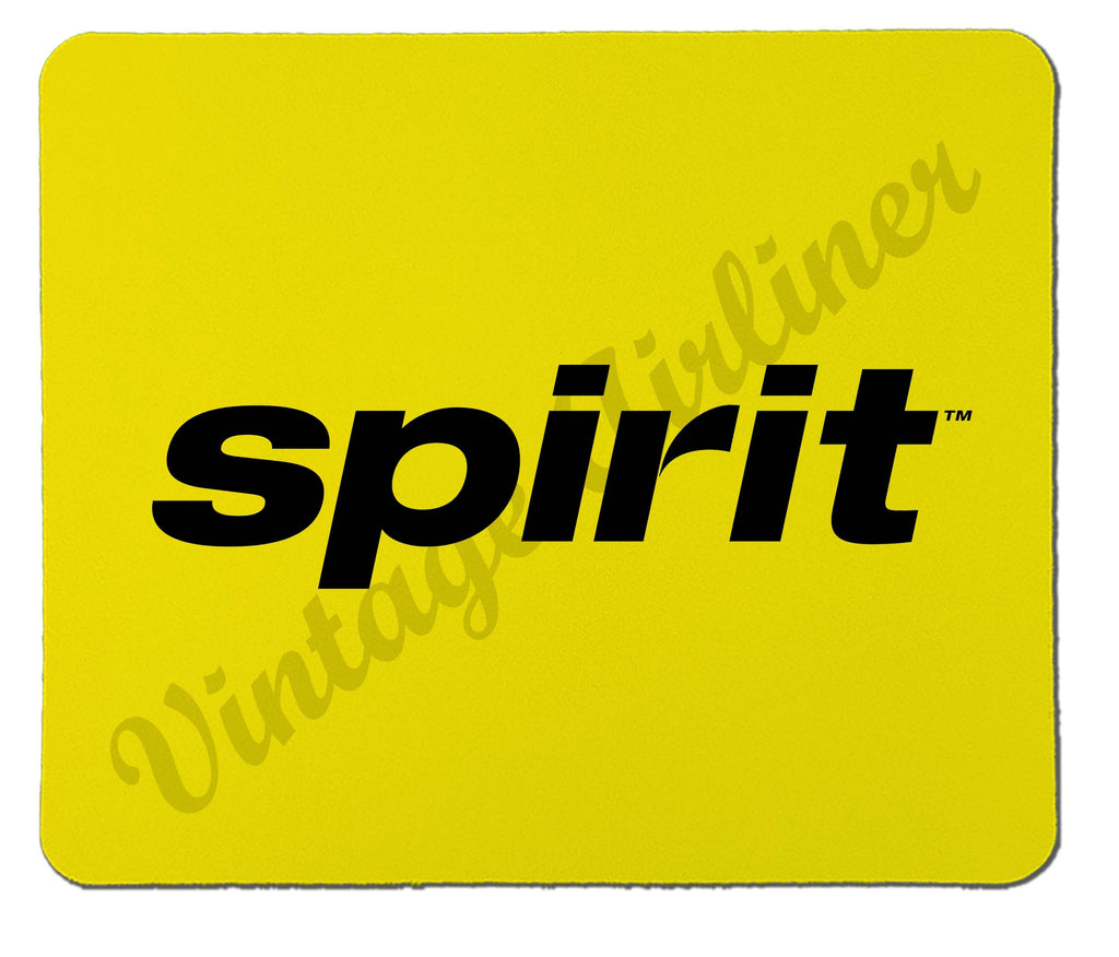 Spirit Airlines Black on Yellow Mousepad