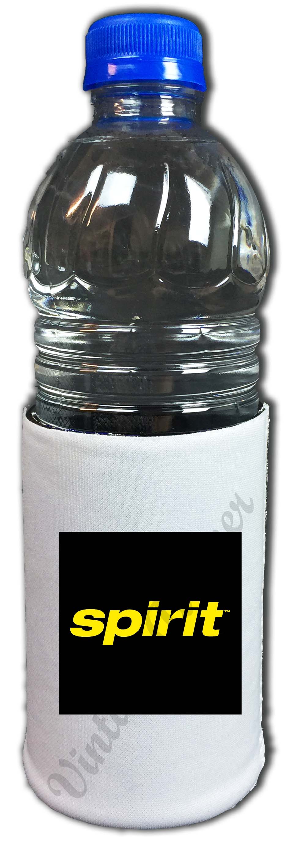 Spirit Airlines Yellow On Black Beverage Wrap