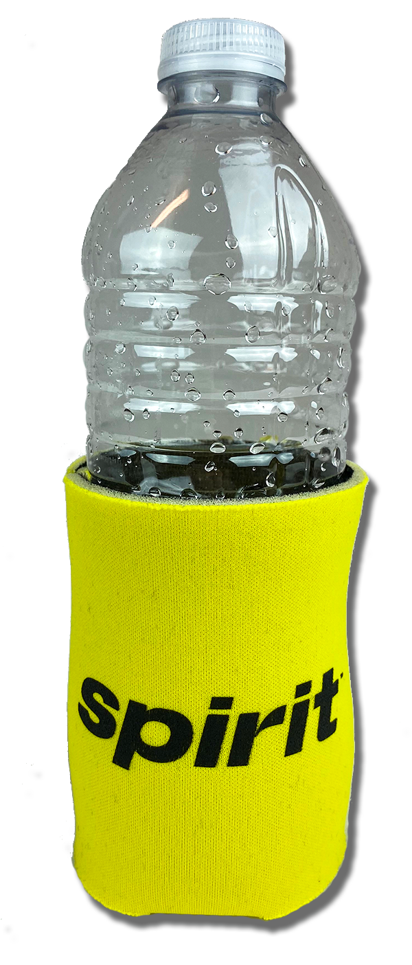 Spirit Airlines Yellow Beverage Wrap