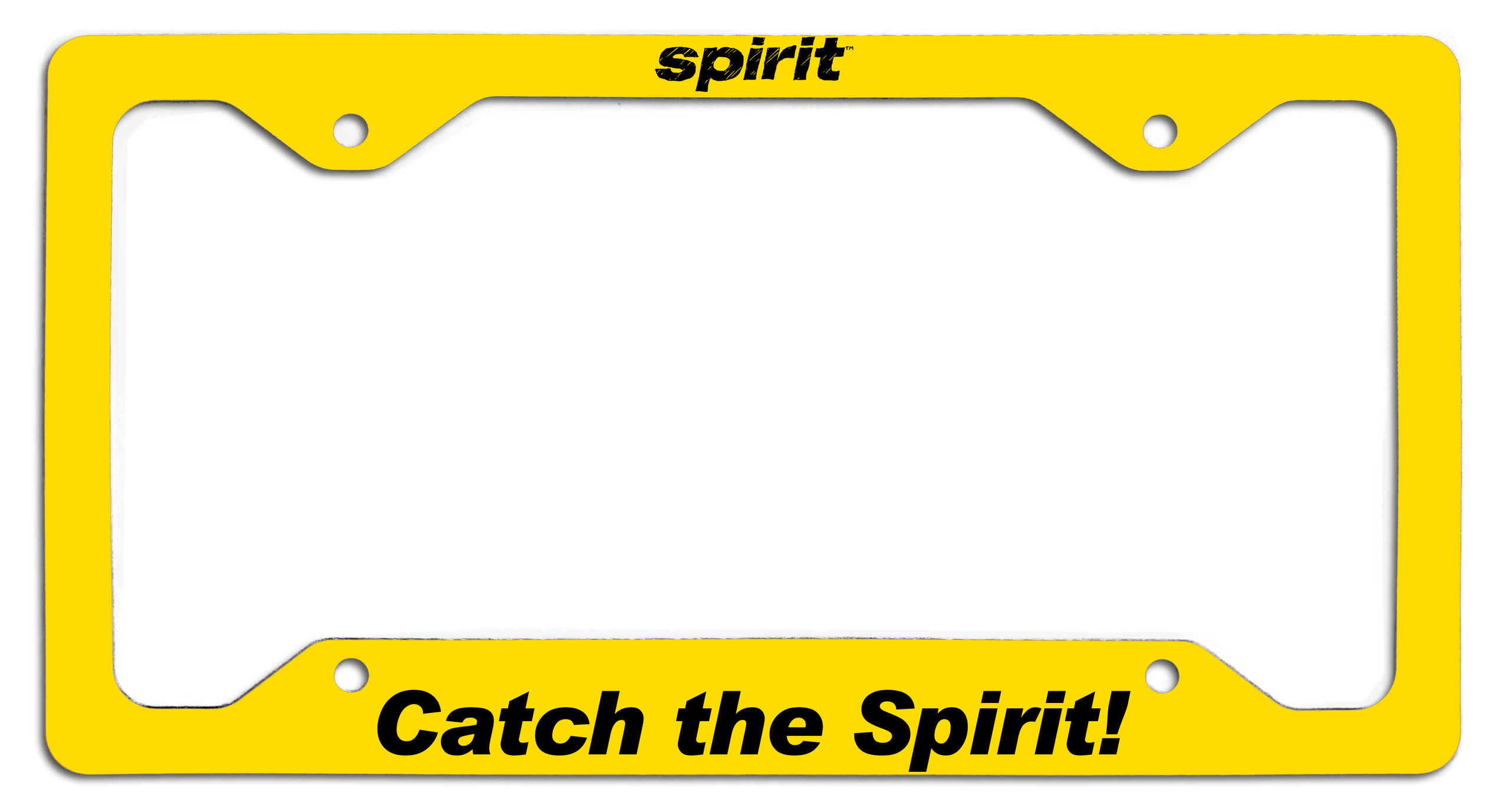 Spirit Airlines - Catch the Spirit - License Plate Frame
