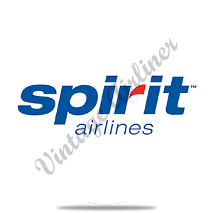 Spirit Airlines Old Logo Round Sandstone Coaster