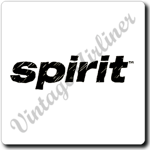 Spirit Airlines Logo Square Sandstone Coaster