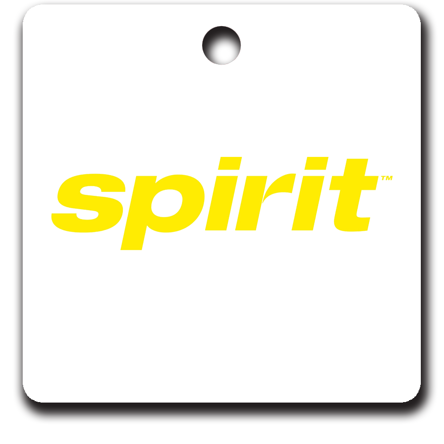 Spirit Airlines Logo Ornaments