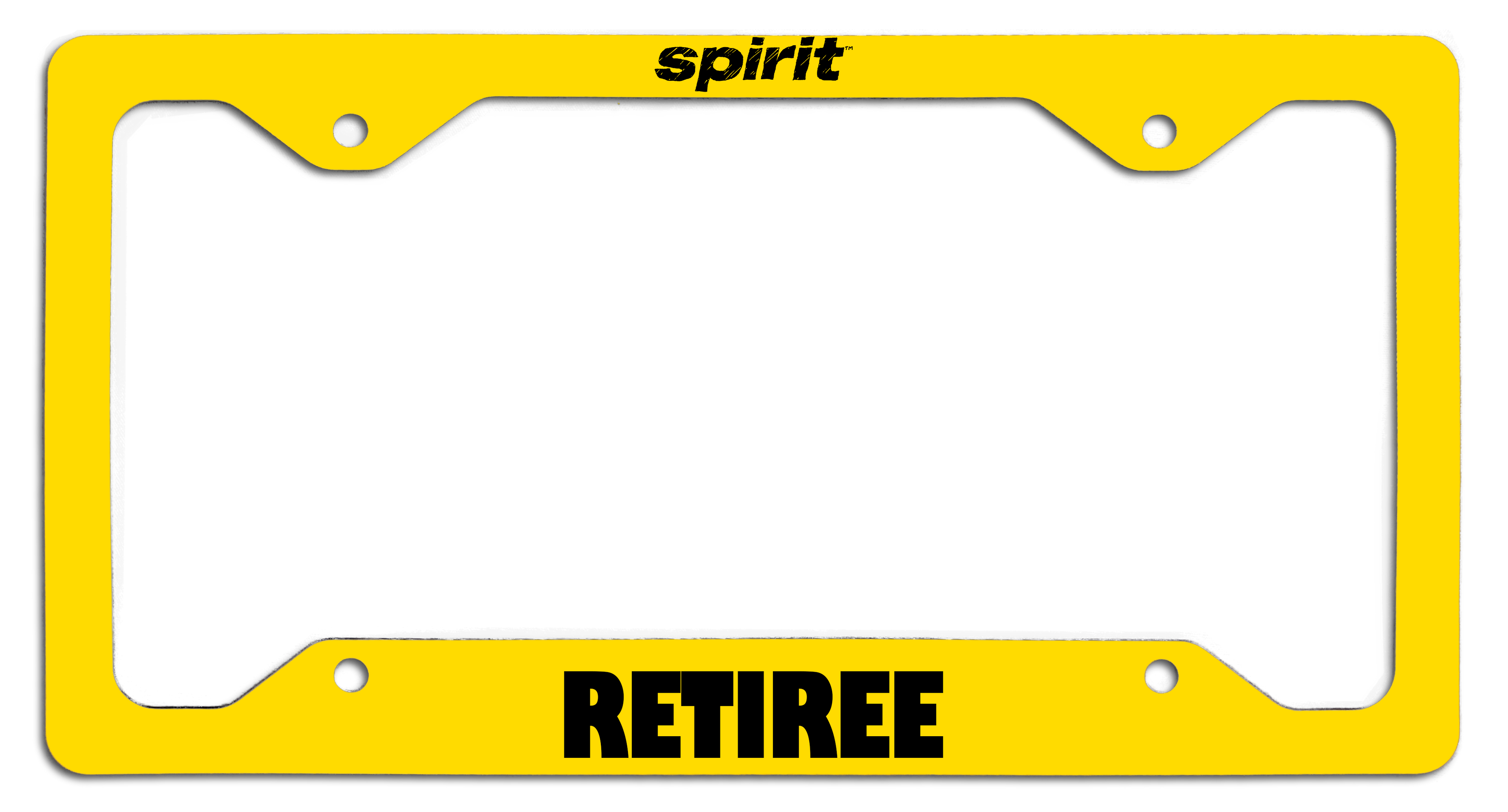 Spirit Airlines Retiree - License Plate Frame