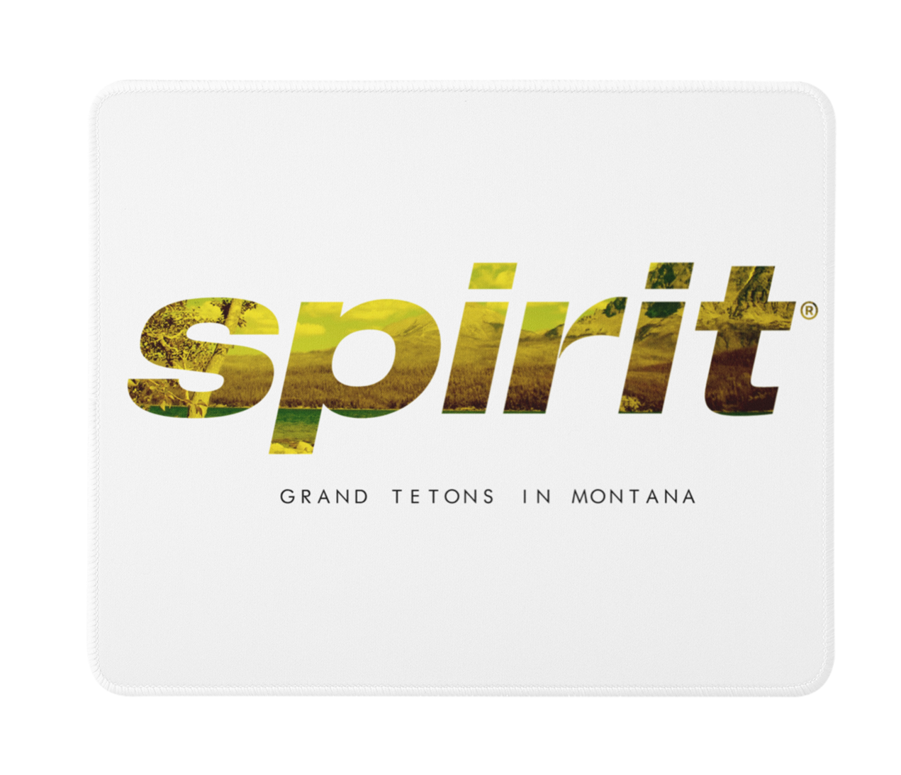 Spirit Airlines Orgin City -  Grand Tetons Montana - Mousepad