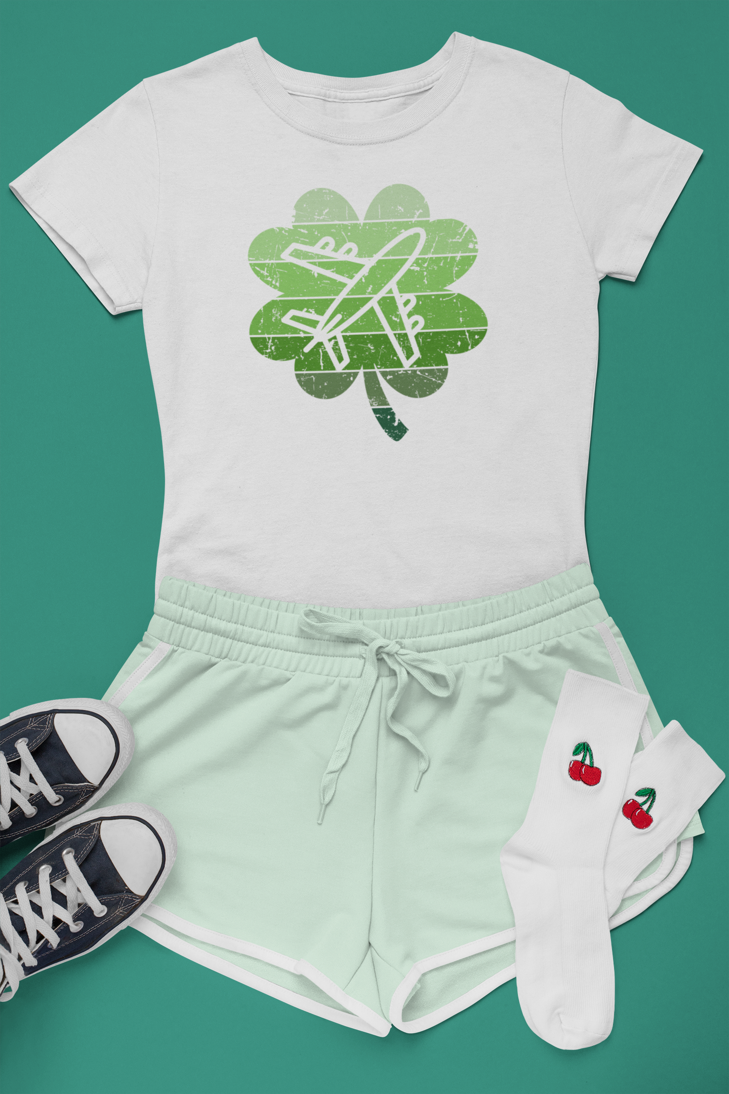 St. Patrick's Clover Plane Youth T-Shirt (Copy)