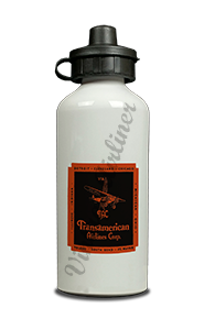 TransAmerican Airlines Corporation Vintage Bag Sticker Aluminum Water Bottle