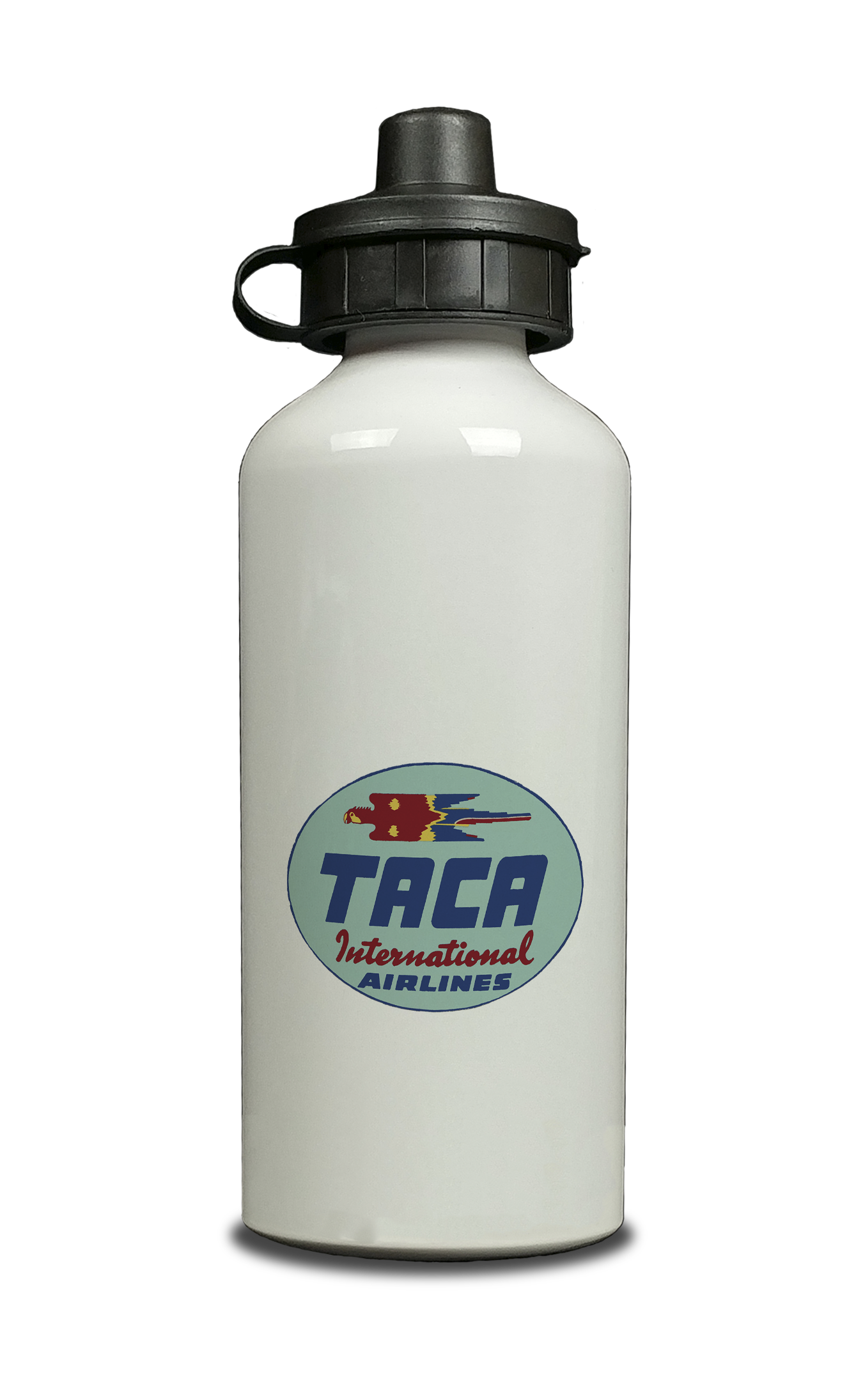 TACA Airlines Vintage Aluminum Water Bottle