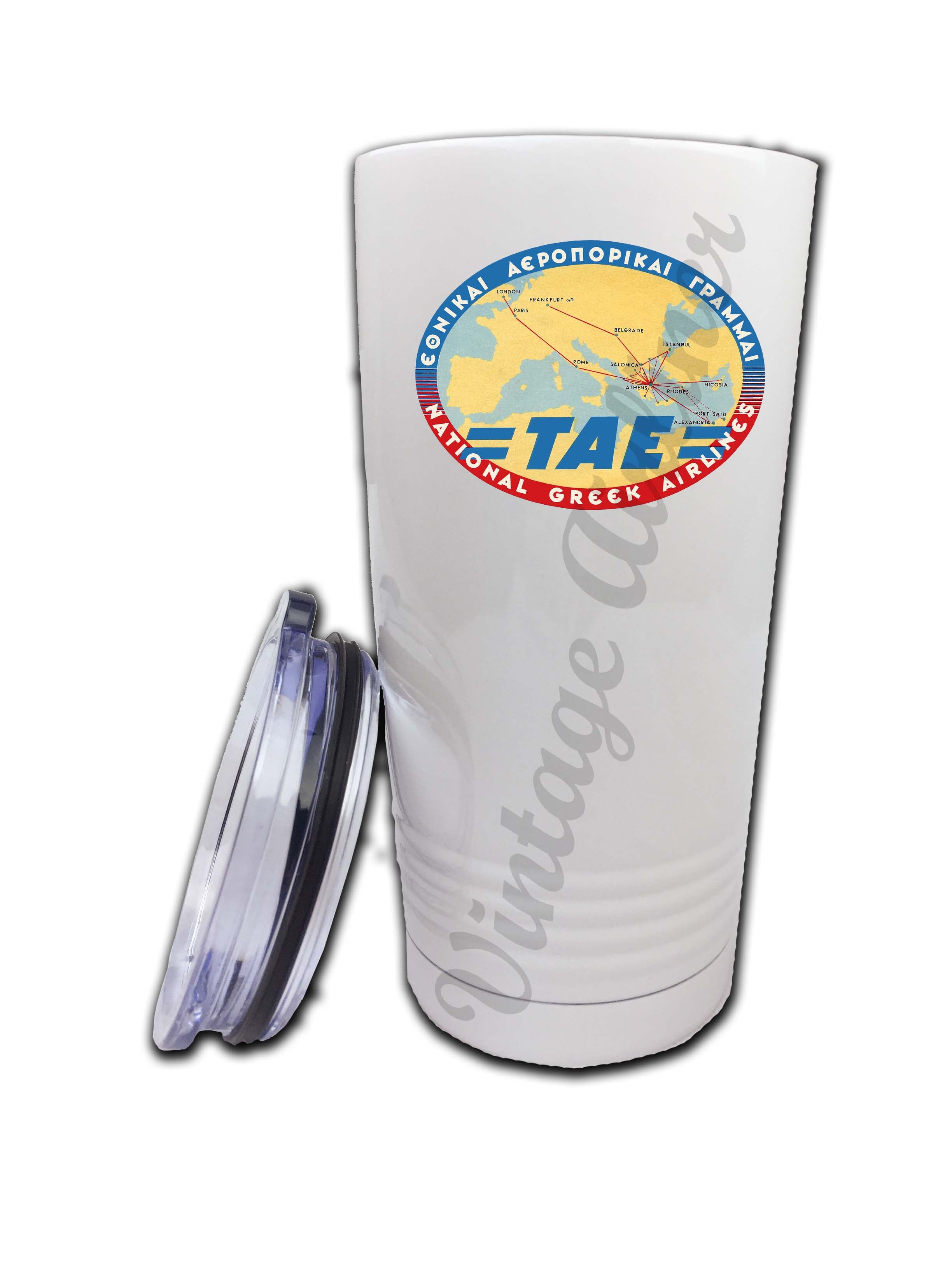 TAE Greek Airlines Bag Sticker Tumbler