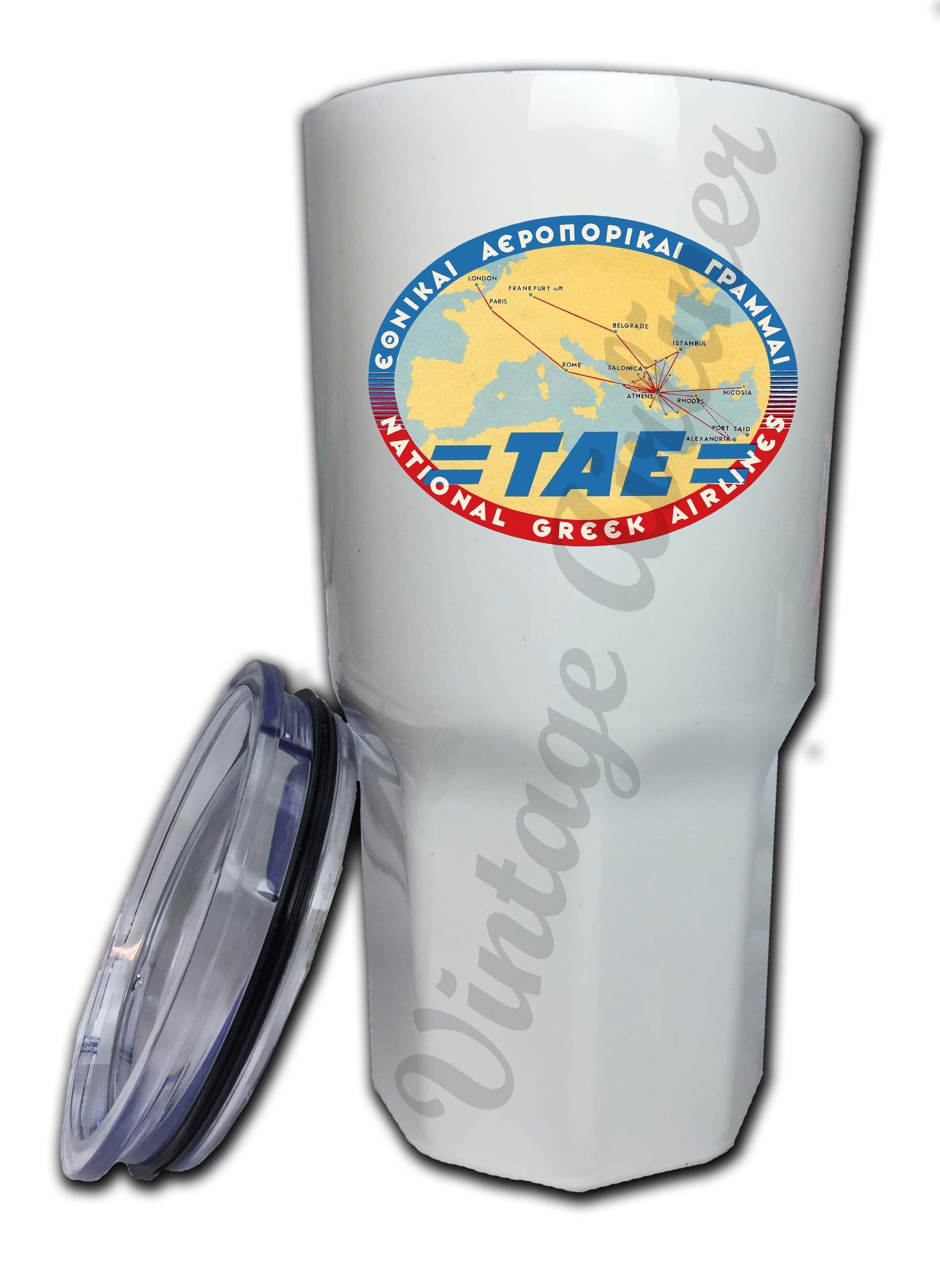 TAE Greek Airlines Bag Sticker Tumbler