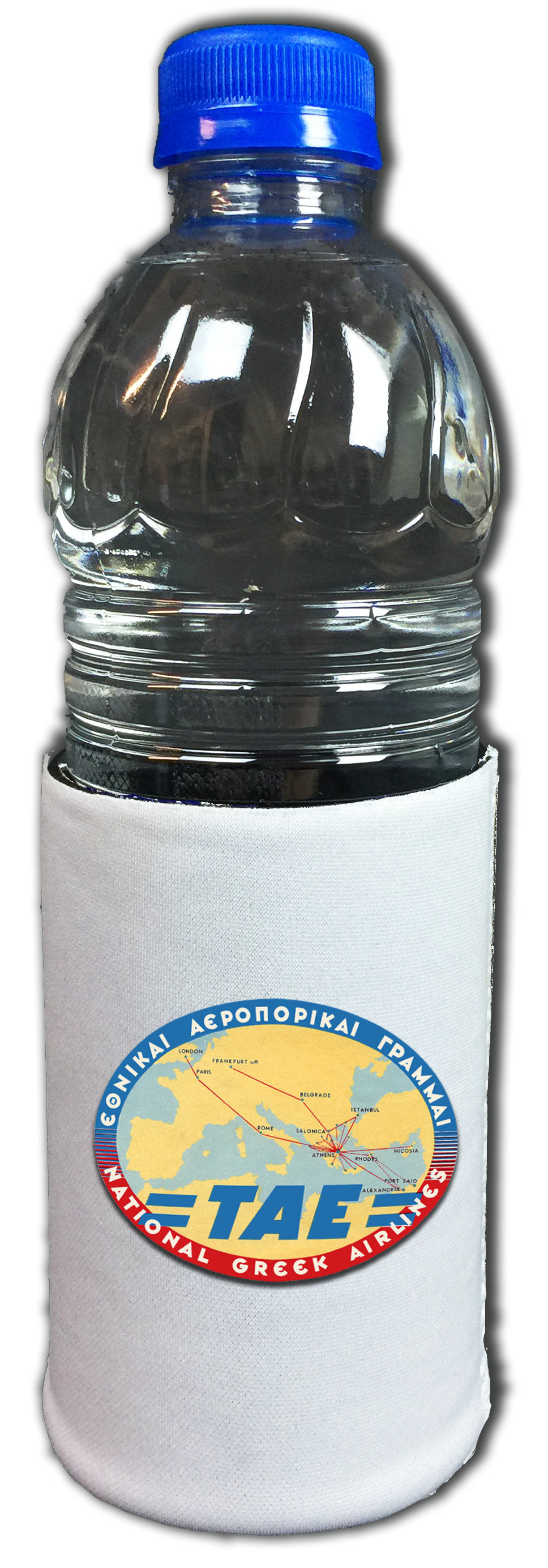 TAE Greek Airlines Vintage Beverage Wrap