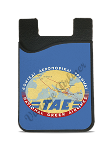 TAE Greek Airlines Bag Sticker Card Caddy