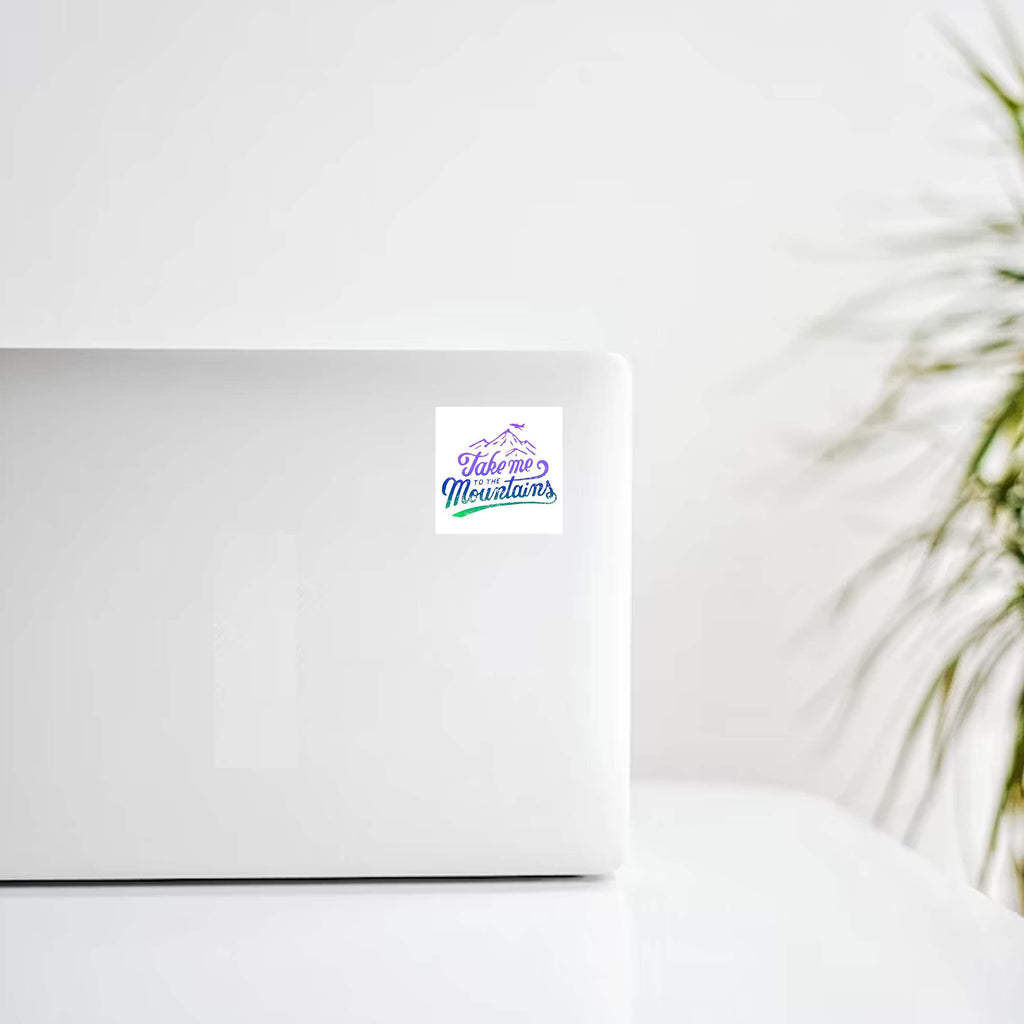 "Take Me To The Mountains" Decal Stickers