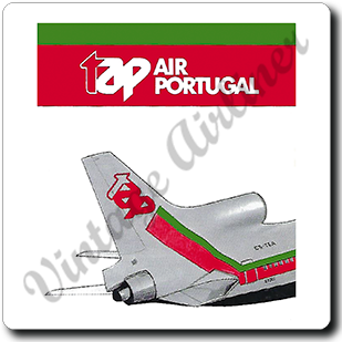 TAP Air Portugal Square Sandstone Coaster