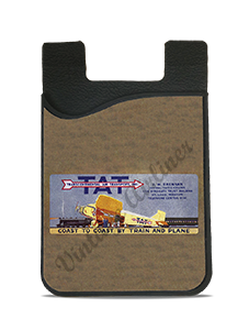 Transcontinental Air Transport Bag Sticker Card Caddy