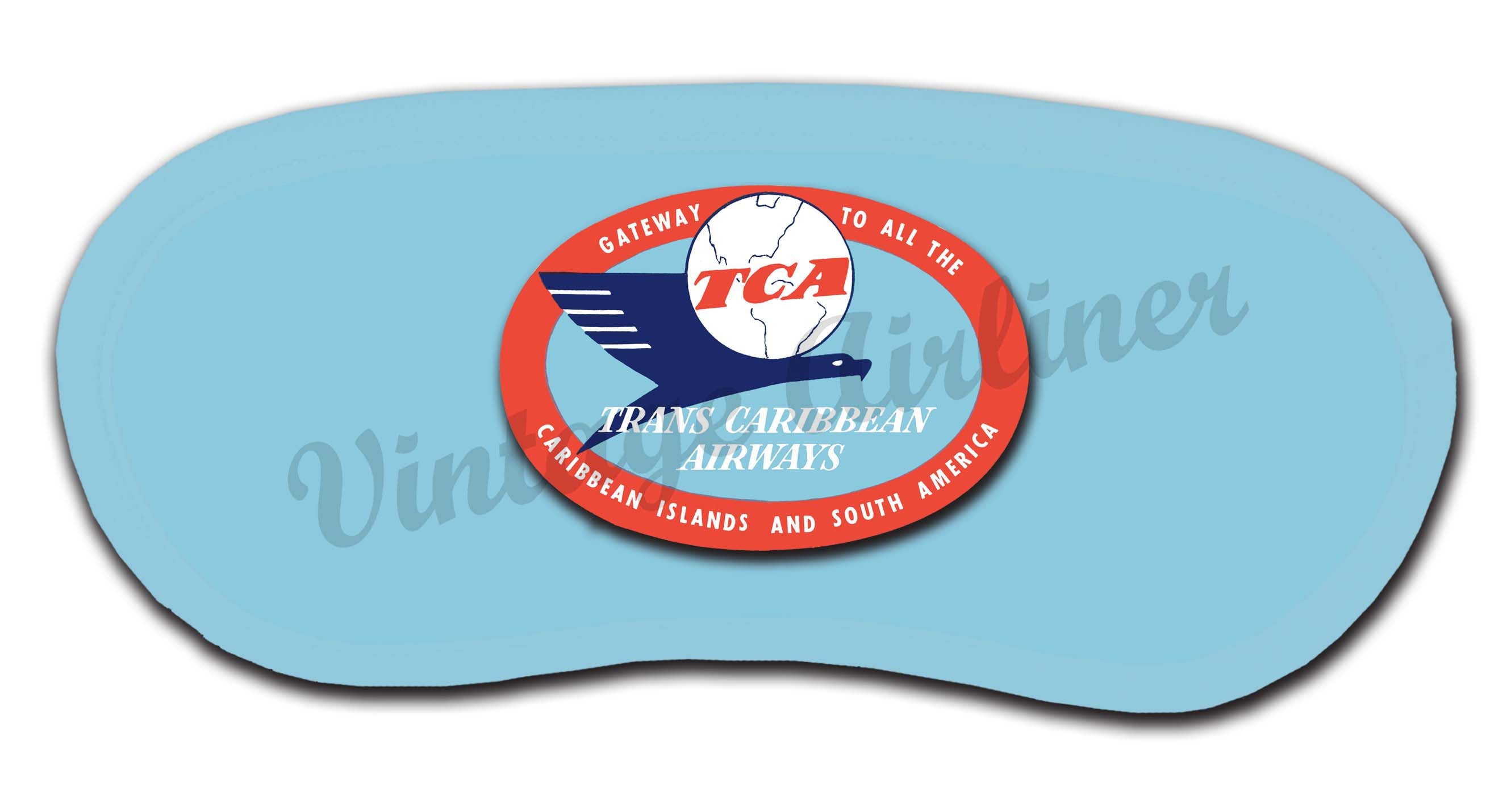 Trans Caribbean Airways Logo Sleep Mask