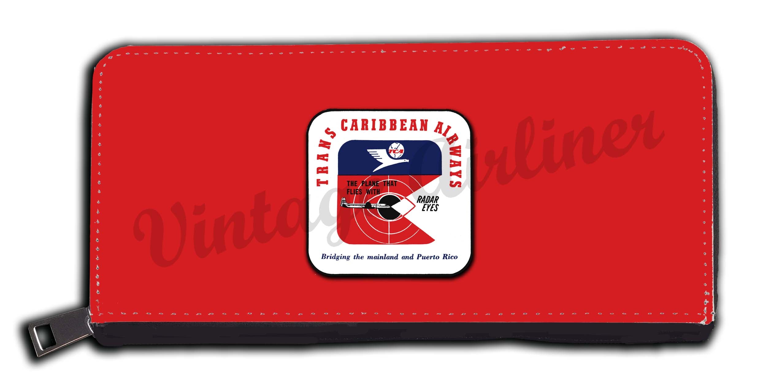 Trans Caribbean Airways Bag Sticker Wallet
