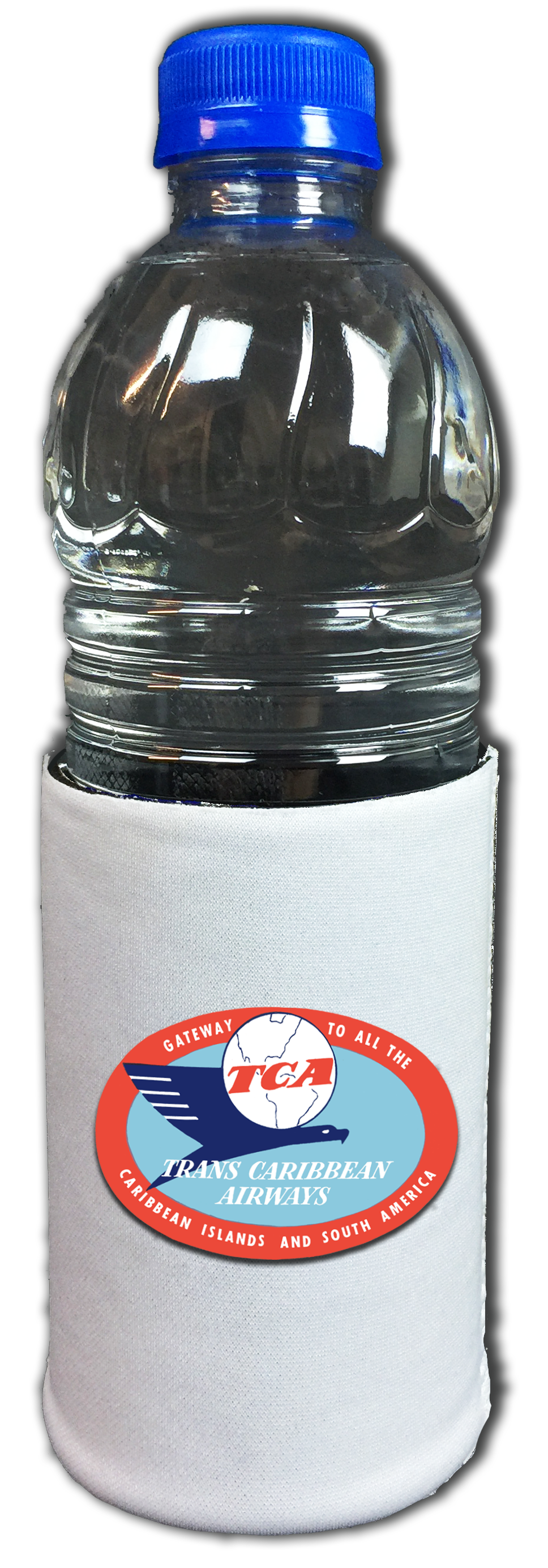Trans Caribbean Airways Logo Bag Sticker Beverage Wrap