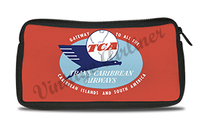 Trans Caribbean Airways Logo Travel Pouch