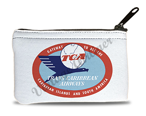 Trans Caribbean Airways Logo Rectangular Coin Purse