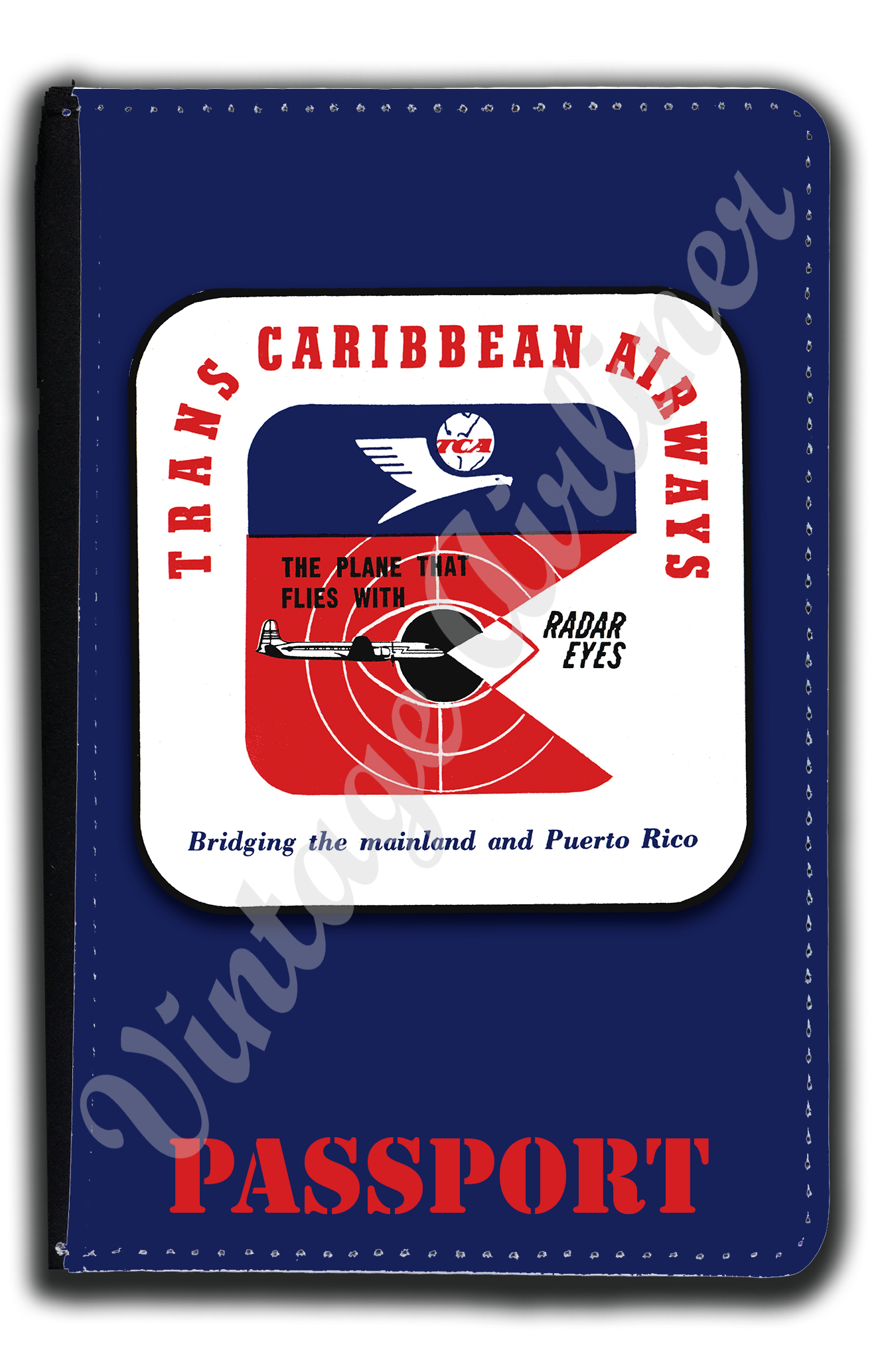 Trans Caribbean Bag Sticker Passport Case