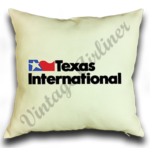 Texas International Logo Linen Pillow Case Cover