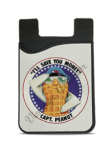 Texas International Airlines Captain Peanuts Bag Sticker Card Caddy