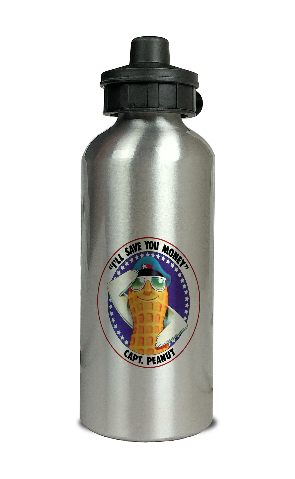 Texas International Logo Aluminum Water Bottle