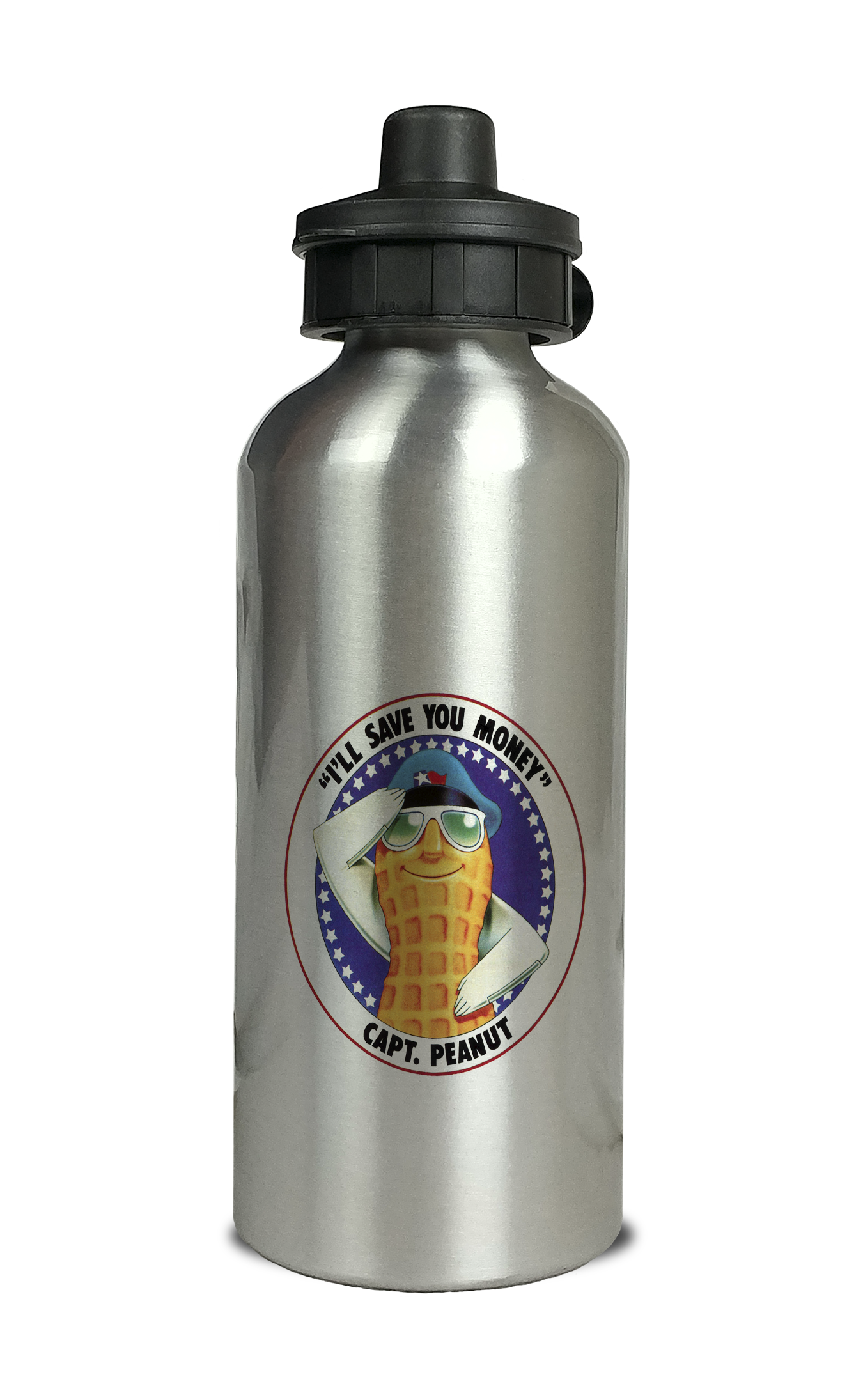 Texas International Logo Aluminum Water Bottle