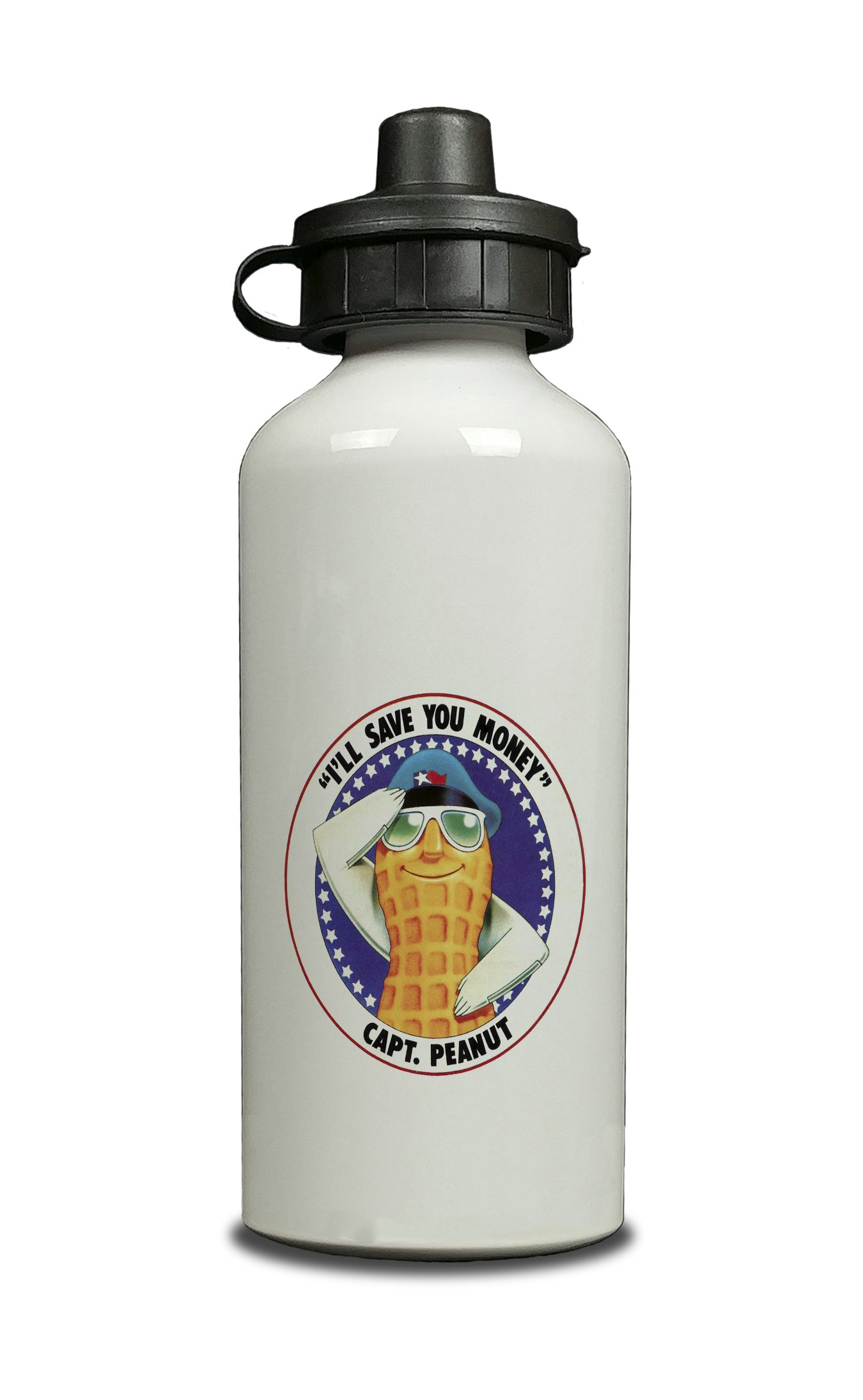 Texas International Logo Aluminum Water Bottle