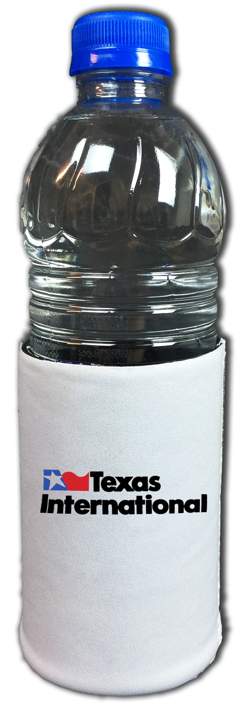 Texas International Logo Bag Sticker Beverage Wrap