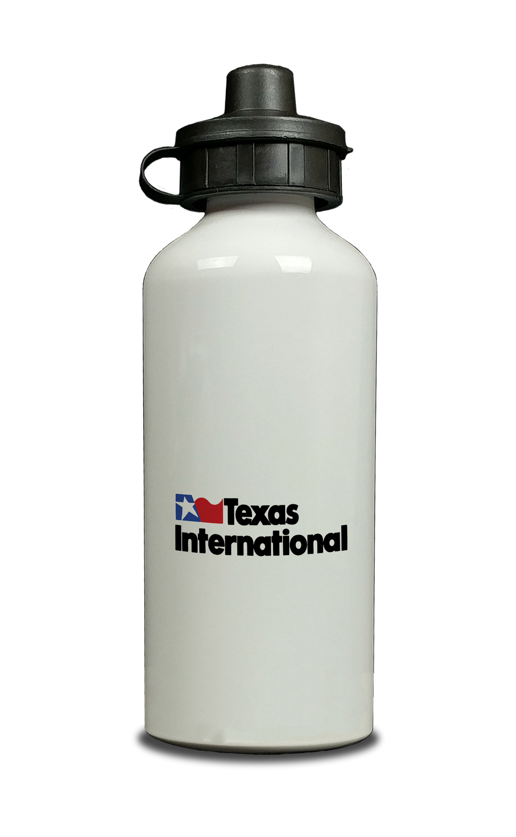 Texas International Logo Aluminum Water Bottle