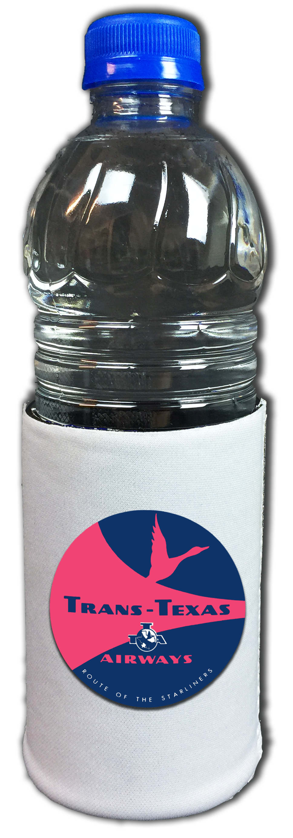 Trans Texas Airways 1960's Vintage Beverage Wrap