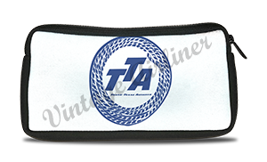 Trans Texas Airways 1940's Vintage Rope Logo Travel Pouch