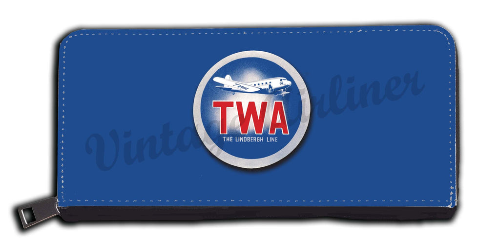 TWA DC-2 Lindbergh Line Top Bag Sticker Wallet