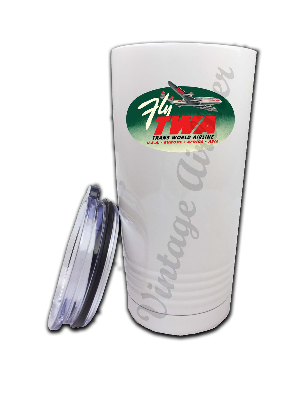 Fly TWA Bag Sticker Tumbler