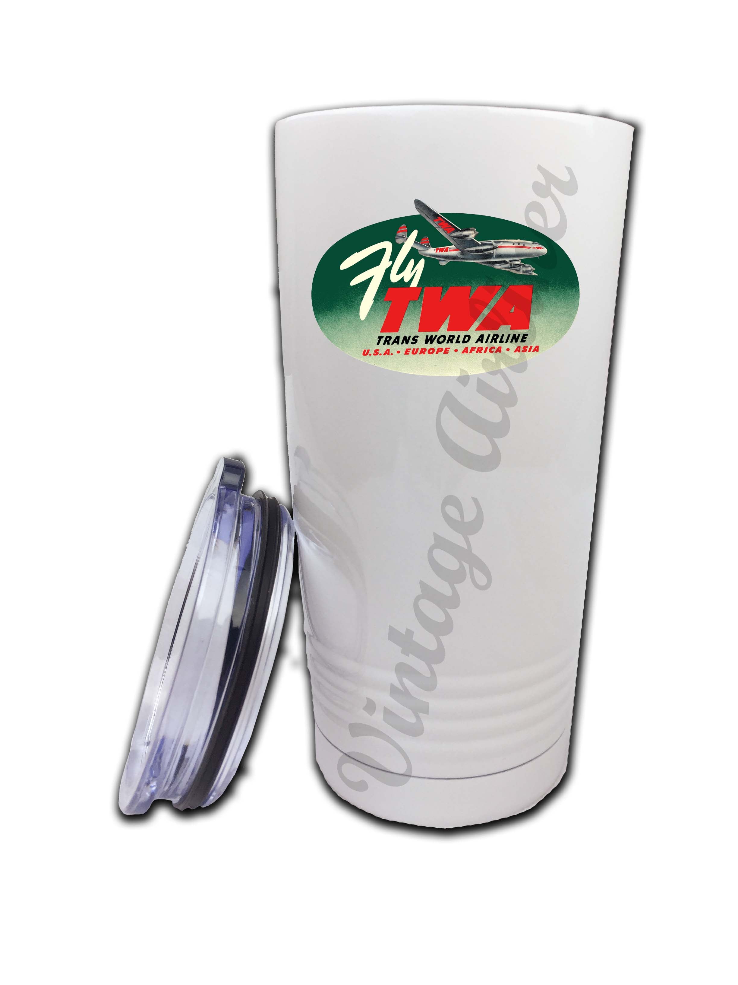 Fly TWA Bag Sticker Tumbler