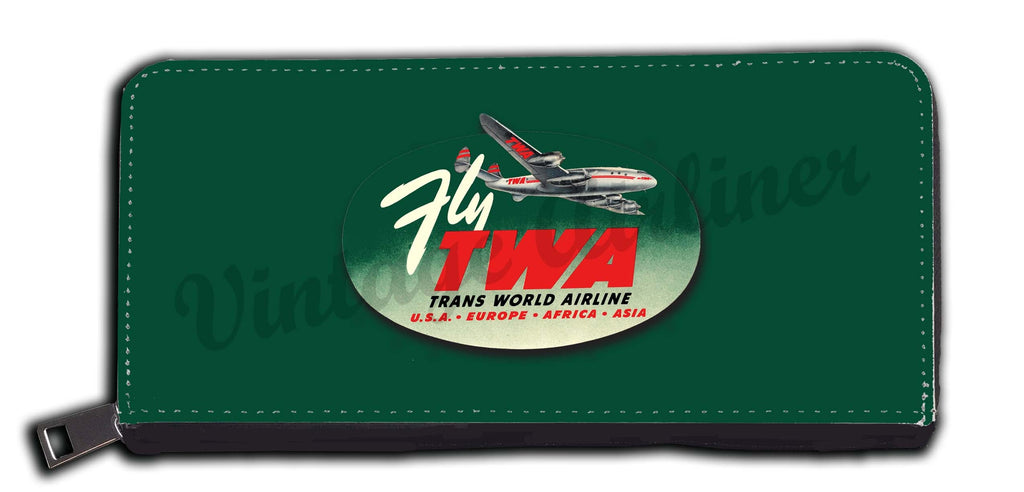 TWA 1950's Fly TWA Bag Sticker Wallet