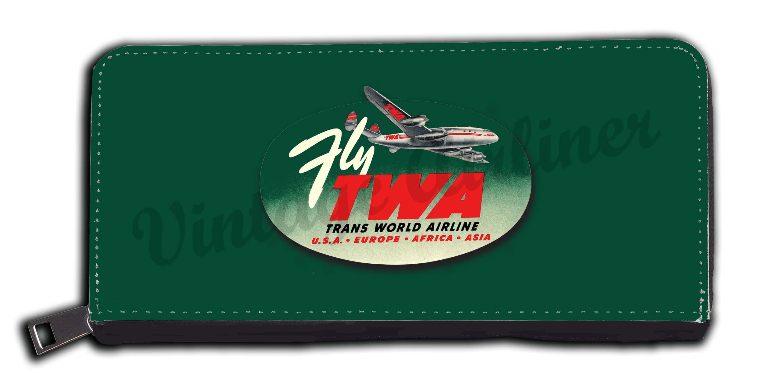TWA 1950's Fly TWA Bag Sticker Wallet