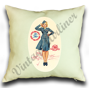 TWA Petty Girl Linen Pillow Case Cover