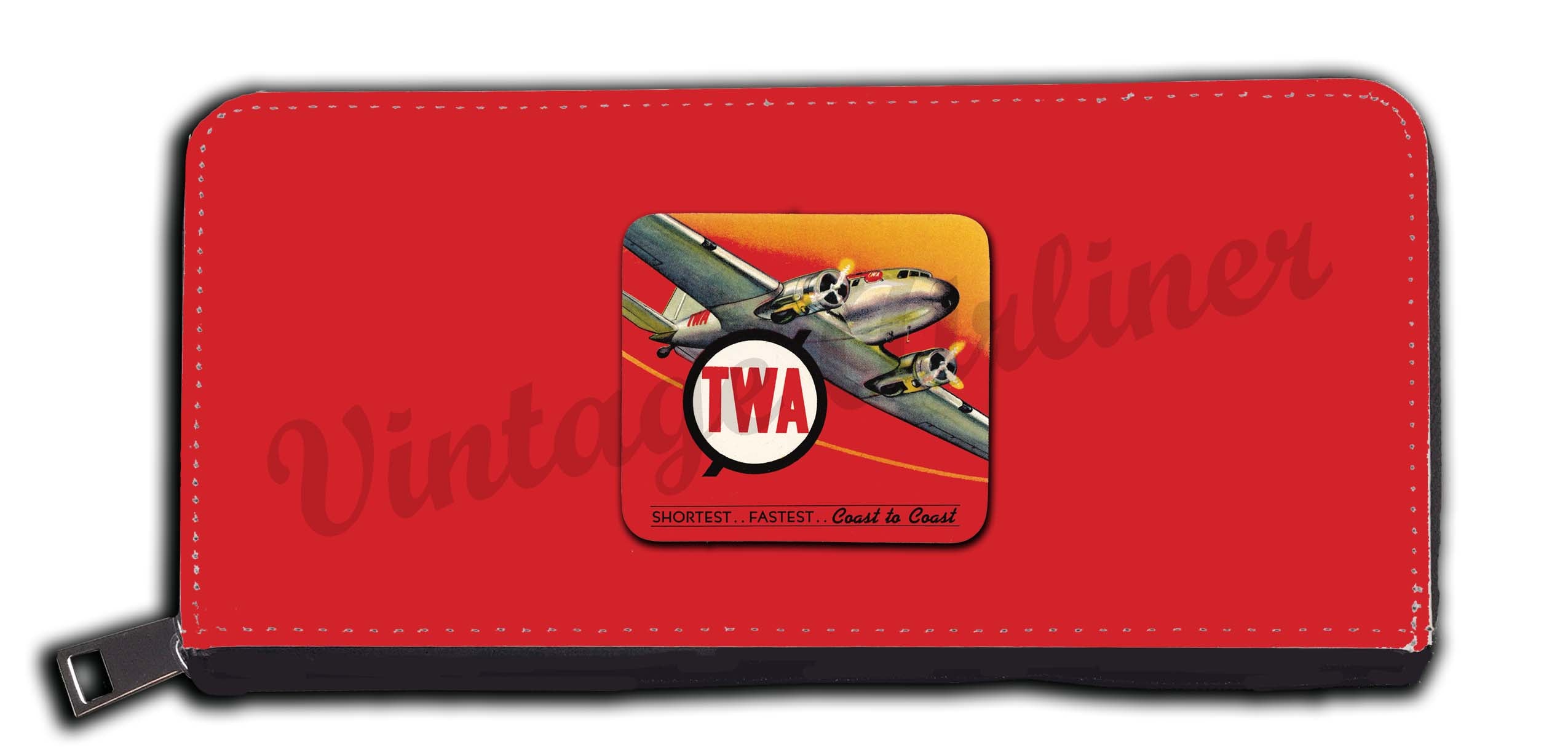 Products TWA 1930's Coast to Coast Bag Sticker Wallet