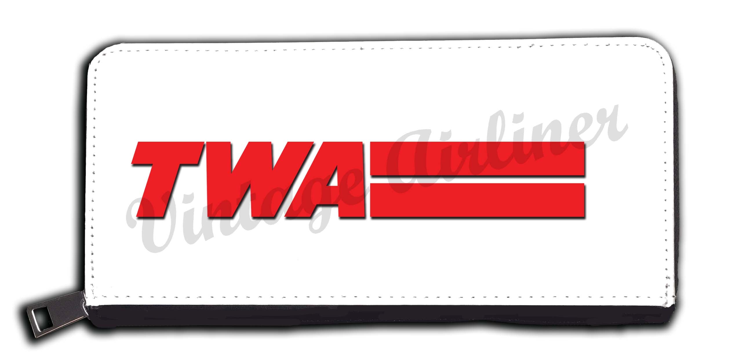 TWA Red Logo with Lines Wallet