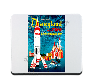 TWA Disneyland Rectangular Mousepad