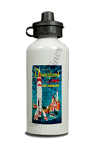 TWA Disneyland Aluminum Water Bottle