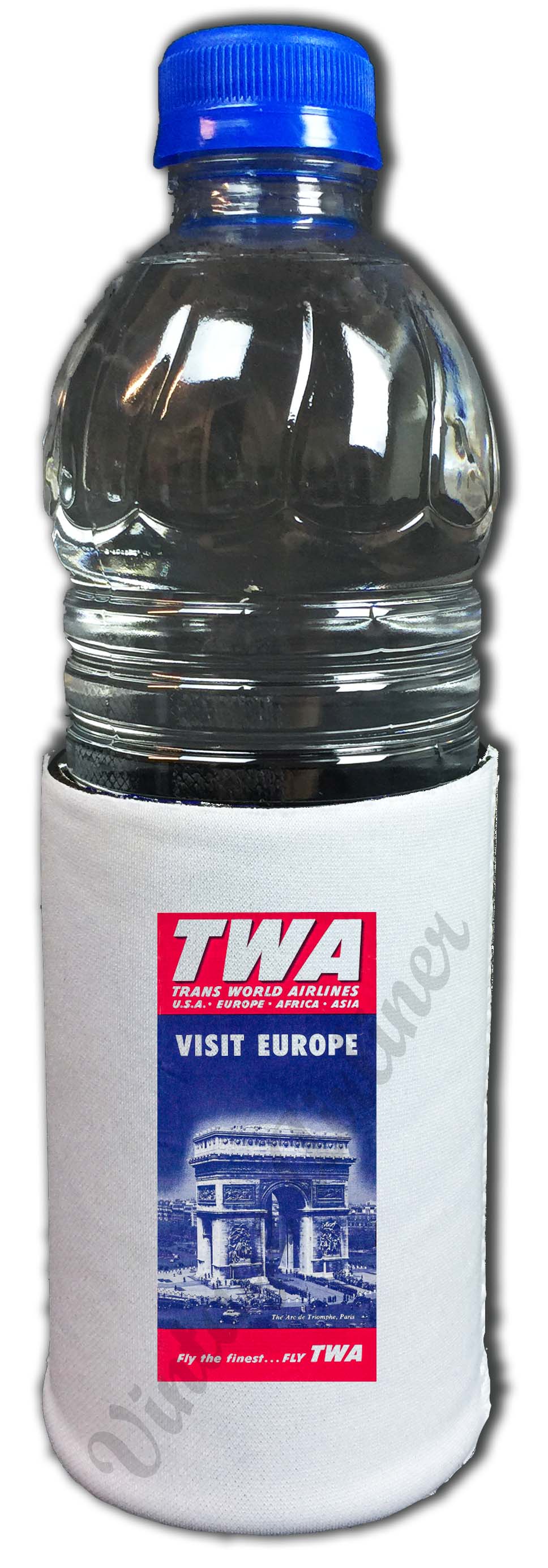 TWA Visit Europe Vintage Beverage Wrap