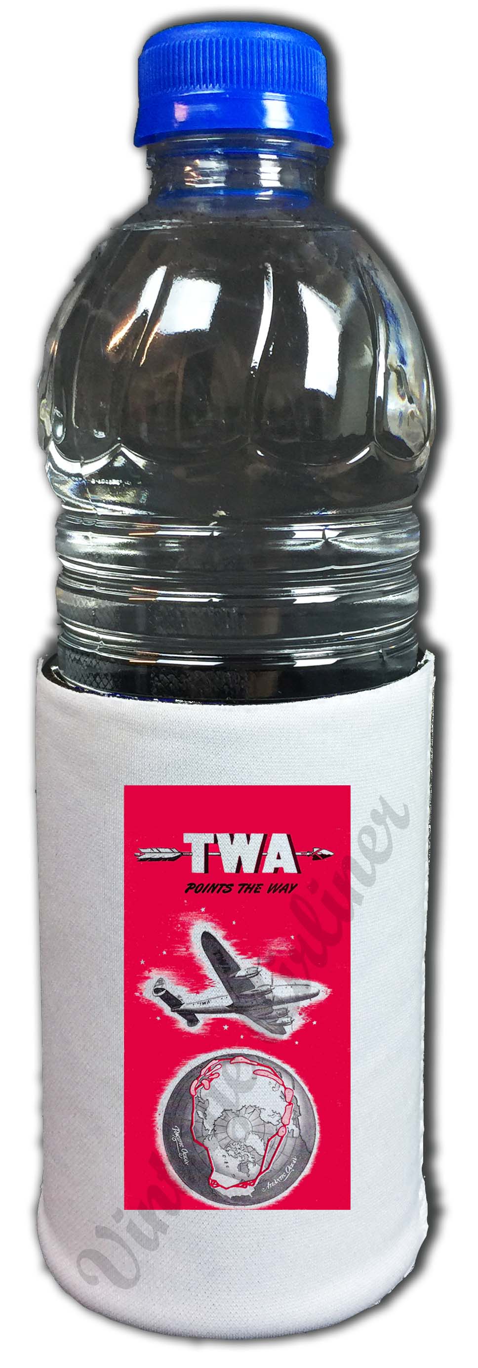 TWA Points The Way Vintage Beverage Wrap