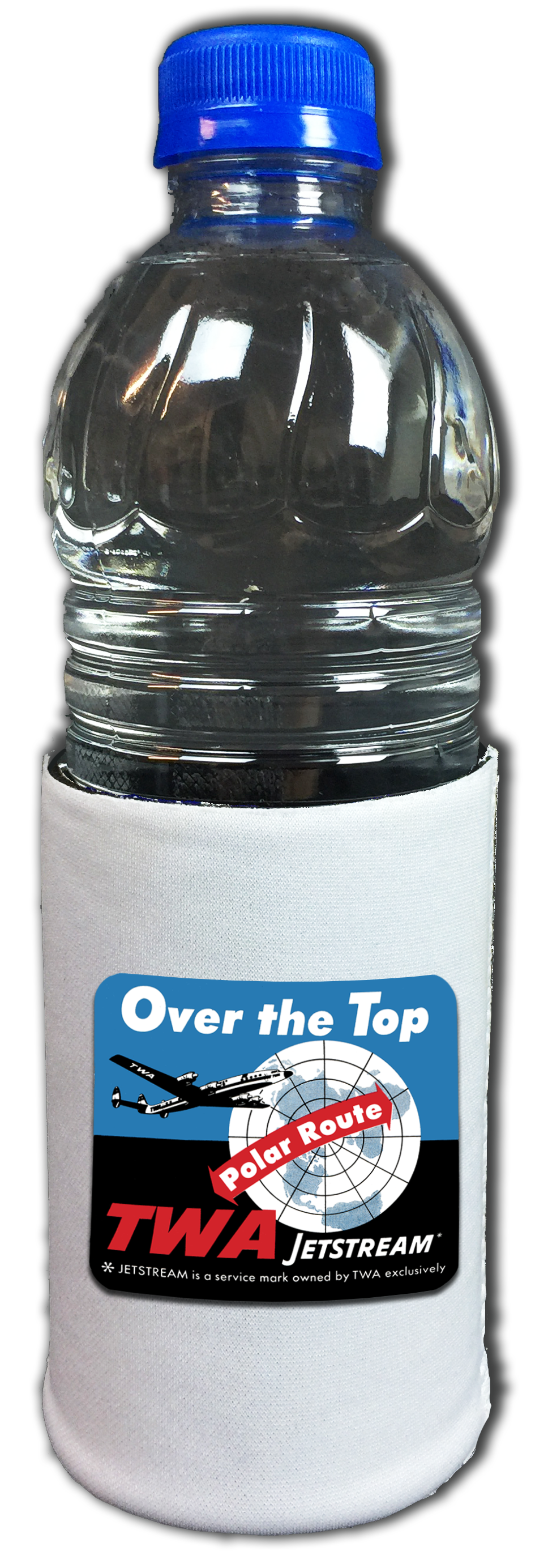 TWA Over the Top Bag Sticker Beverage Wrap