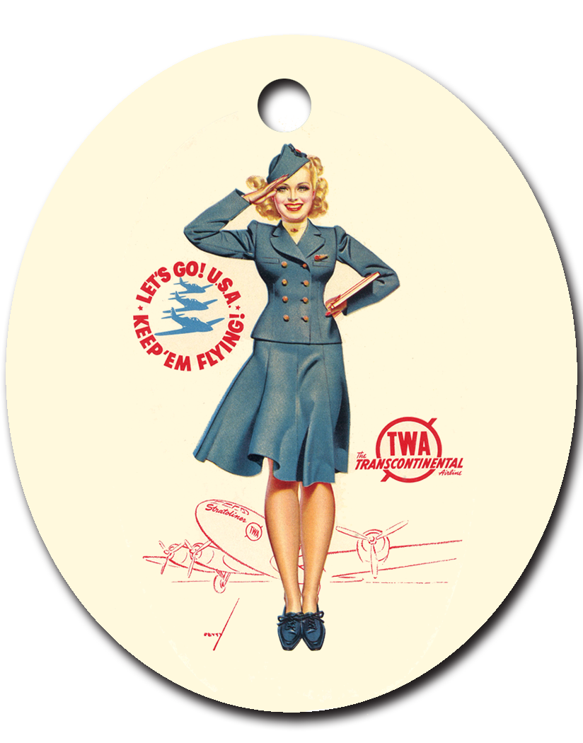 TWA Petty Girl Ornament