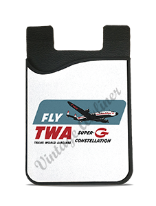 TWA 1950's Super G Connie Bag Sticker Card Caddy