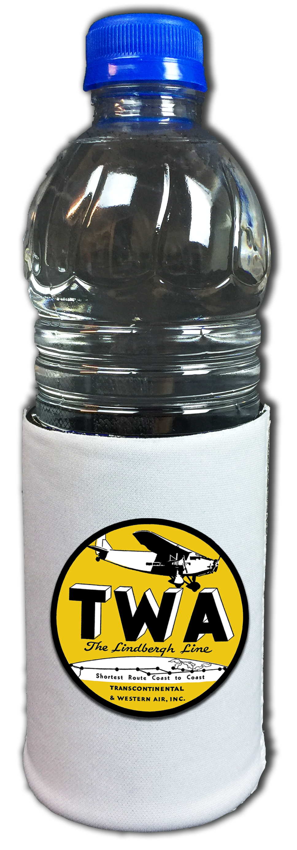 TWA 1930's Fokker F-10 Bag Sticker Beverage Wrap